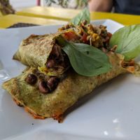 Enchiladas at Lion's Share Cafe in Bridgetown