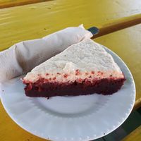 Red velvet cake at Lion's Share Cafe in Bridgetown