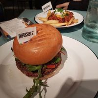 Impossible burger at HKG - Beef & Liberty Burgers - T1 in Outlying Islands