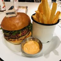 Impossible burger at HKG - Beef & Liberty Burgers - T1 in Outlying Islands