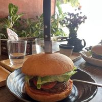 Burger  #Veganuary at Kunda Vegan Vegetarian in Chiang Rai