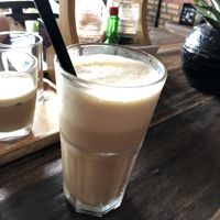 iced coffee  at Kunda Vegan Vegetarian in Chiang Rai