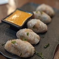 Thai curry dumplings at Tum Tum Asia in Dubai