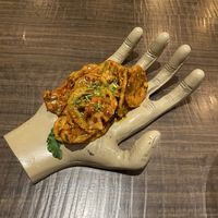 Crispy lotus stems   at Tum Tum Asia in Dubai