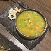 Corn soup   at Tum Tum Asia in Dubai