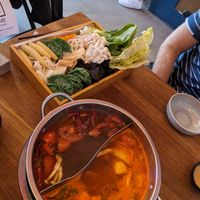 Vegan choice at Hot Pot Republic in Copenhagen