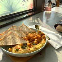 hummus at Bali Bowl Cafe in Kyiv