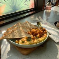 hummus at Bali Bowl Cafe in Kyiv