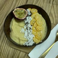 Passion fruit bowl at Bali Bowl Cafe in Kyiv