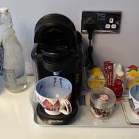 Hospitality tray at Bijou B&B in Weston-super-mare