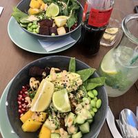 Vegane Rainbow Bowl  at Claus Eismanufaktur & Deli in Karlsruhe