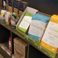 Laundry products at Bio Terre Epicerie Sante Natural Food Store in Montreal