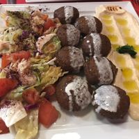 Falafel and friends at Middle East in Como