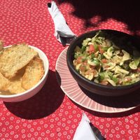Mushroom ceviche  at Indian Stone in Coyhaique