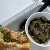 Fish burger great with their sauce   at Lindiana's Southern Vegan Kitchen - Maybe closed in Houston