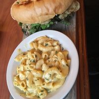 Po Boy and Mac and cheese  at Lindiana's Southern Vegan Kitchen - Maybe closed in Houston