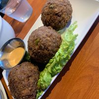 Boudain balls at Lindiana's Southern Vegan Kitchen - Maybe closed in Houston