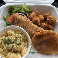 Seafood Platter at Lindiana's Southern Vegan Kitchen - Maybe closed in Houston