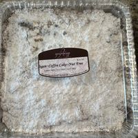 Vegan Crumb Cake moist & delicious  at Epiphany in Naples