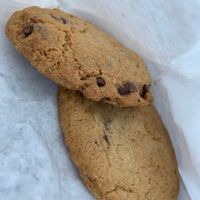 Vegan chocolate chip cookies  at Epiphany in Naples