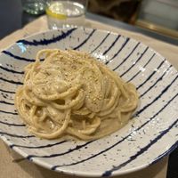 Spaghetti Cashew e Pepe  at Bahía Verde in Tenerife