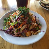 Tofu Thai Peanut Bowl at Backslope Brewing in Columbia Falls