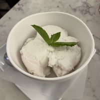 vegan coconut ice cream  at Thai Joint in San Diego
