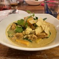 Yellow curry   at Yindee's in Cape Town