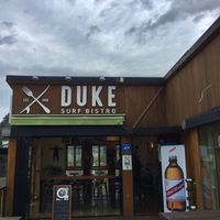 The restaurant from outside at Duke Surf Bistro in Jeju