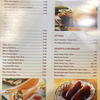 Menu at Sagar Ratna - Aerocity Worldmark in New Delhi