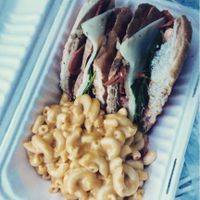 Panini & mac & cheese at Umami Gorilla in Wilkes-barre