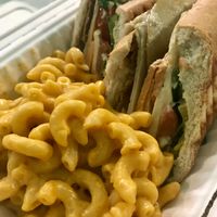Panini with Mac & Cheese at Umami Gorilla in Wilkes-barre
