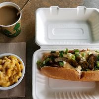 Great cheese steak and mac & cheese at Umami Gorilla in Wilkes-barre
