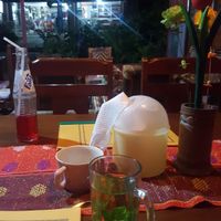 Inside at Rosalies in Samosir