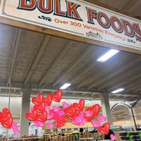 Did I mention their bulk section is very large at this one?! Blocked non-vegan items w/hearts and for privacy. 💕  at Sprouts Farmers Market - Broadway in Oakland