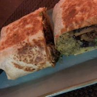 Meat Lovers Burrito at Charly's Vegan Tacos in Miami