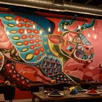 Decor. at Charly's Vegan Tacos in Miami