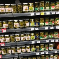 Some of the "healthy" selections at Aroma Supermarket at Shopping Centre Kamelija in Kotor