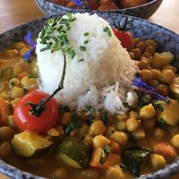 vegan curry at Heckers in Grundau