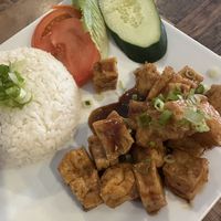 Lemon grass tofu   at Pho Van in Pittsburgh