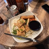 Bo bun with crispy tofu   at Pho Van in Pittsburgh