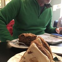 Gorgeous vegan cakes!  at The Herb Garden in Buxton