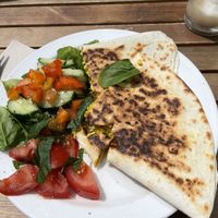 Coronation Tofu Quesadillas   at The Herb Garden in Buxton
