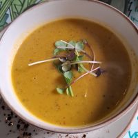 Daily soup at The Grove Veggie Kitchen in Limerick