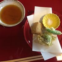 Veggie tempura at Hachinoki in Kamakura