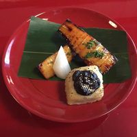 One of many dishes at Hachinoki in Kamakura