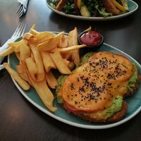 Guacamole Schnitzel at Apple & Eve in Hamburg