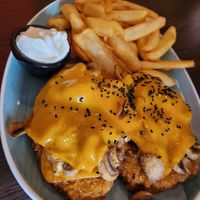 Champignon Schnitzel at Apple & Eve in Hamburg