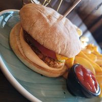 Crispy Cheeseburger at Apple & Eve in Hamburg