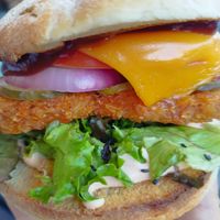 BBQ Cheeseburger at Apple & Eve in Hamburg